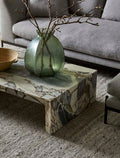 Elle Monument Coffee Table - Matt Ocean Marble