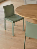 Carlo Dining Chair - Moss Recycled Leather