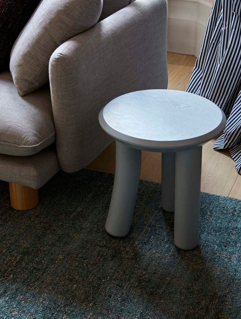 Artie Kick Side Table - Powder Blue