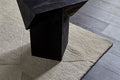 Abstract Stack Side Table - Sandblasted Black