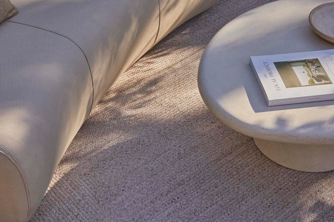 Lucia Curve Coffee Table - Sand Dune