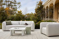 Frankie Outdoor Coffee Table - Aluminium White