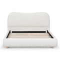 Diaz Queen Bed Frame - Cream White