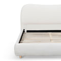 Diaz Queen Bed Frame - Cream White