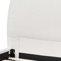 Diaz Queen Bed Frame - Cream White