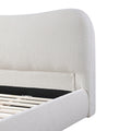 Diaz King Bed Frame - Cream White