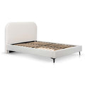 Meredith King Bed Frame - Cream White