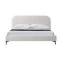 Meredith Queen Bed Frame - Cream White