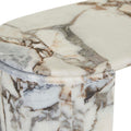 Amara Moon Bench - Natural Ocean Marble