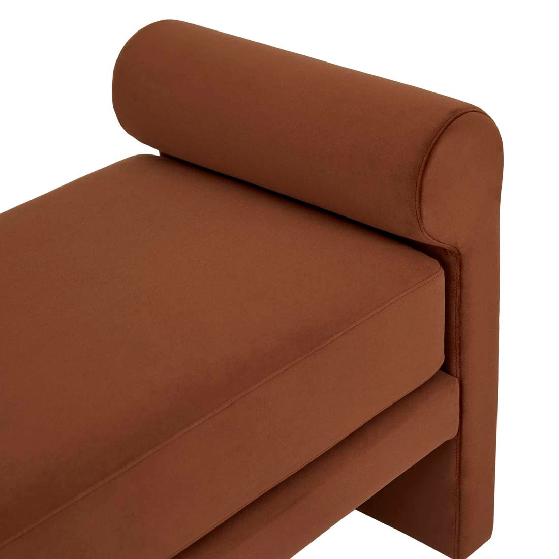 Bennet Bench Seat - Cinnamon Velvet