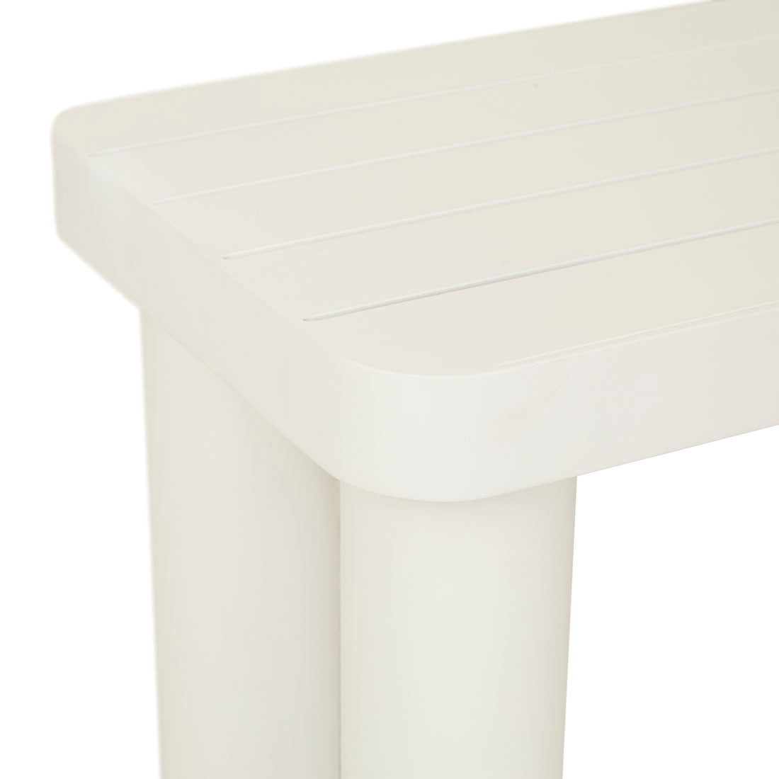 Frankie Outdoor Benchseat - Aluminium White