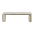 Hugo Layer Bench Seat - Chalk Boucle