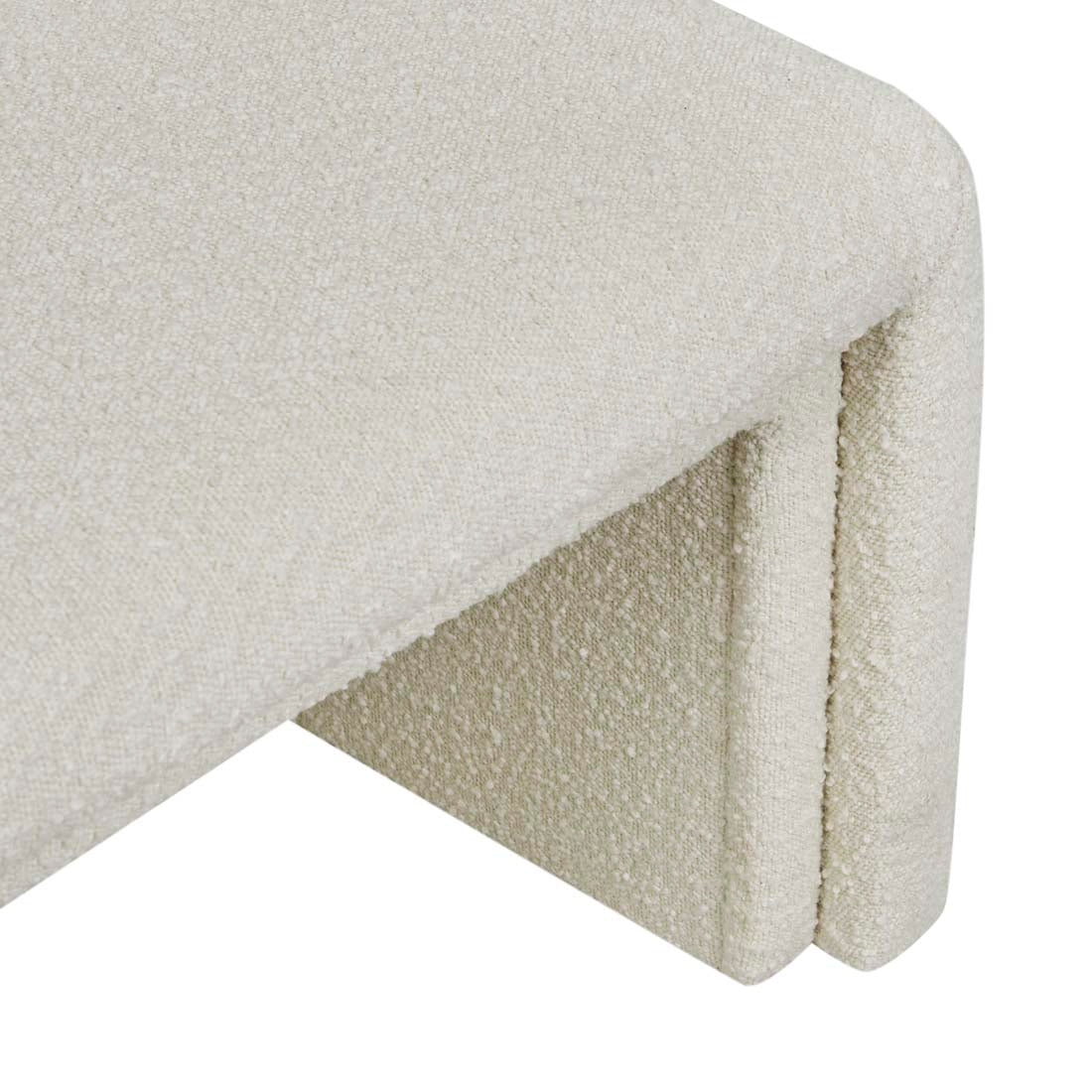 Hugo Layer Bench Seat - Chalk Boucle