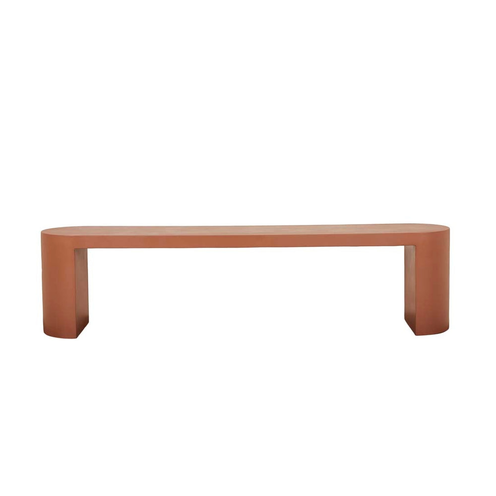 Petra Bench - Burnt Sienna