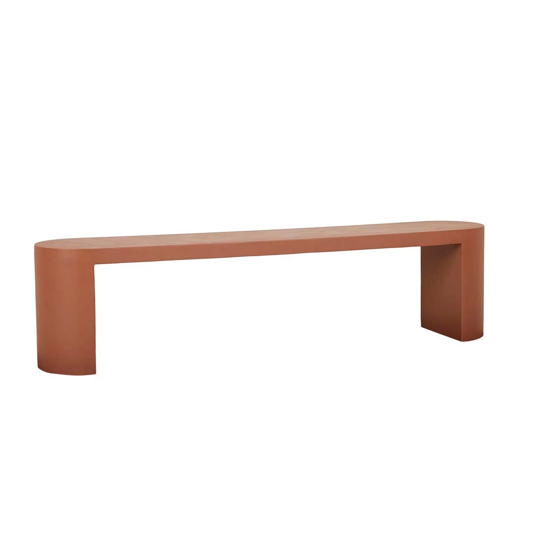 Petra Bench - Burnt Sienna