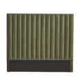 Kennedy Tufted Bedhead - Olive Green Velvet