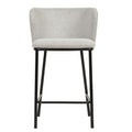 Set of 2 - Flossie 65cm Bar Stool - Coastal Light Grey