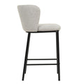 Set of 2 - Flossie 65cm Bar Stool - Coastal Light Grey