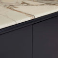 Frankie Marble Buffet - Matt Ocean Marble - Gloss Navy