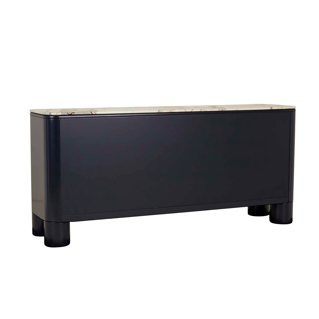 Frankie Marble Buffet - Matt Ocean Marble - Gloss Navy