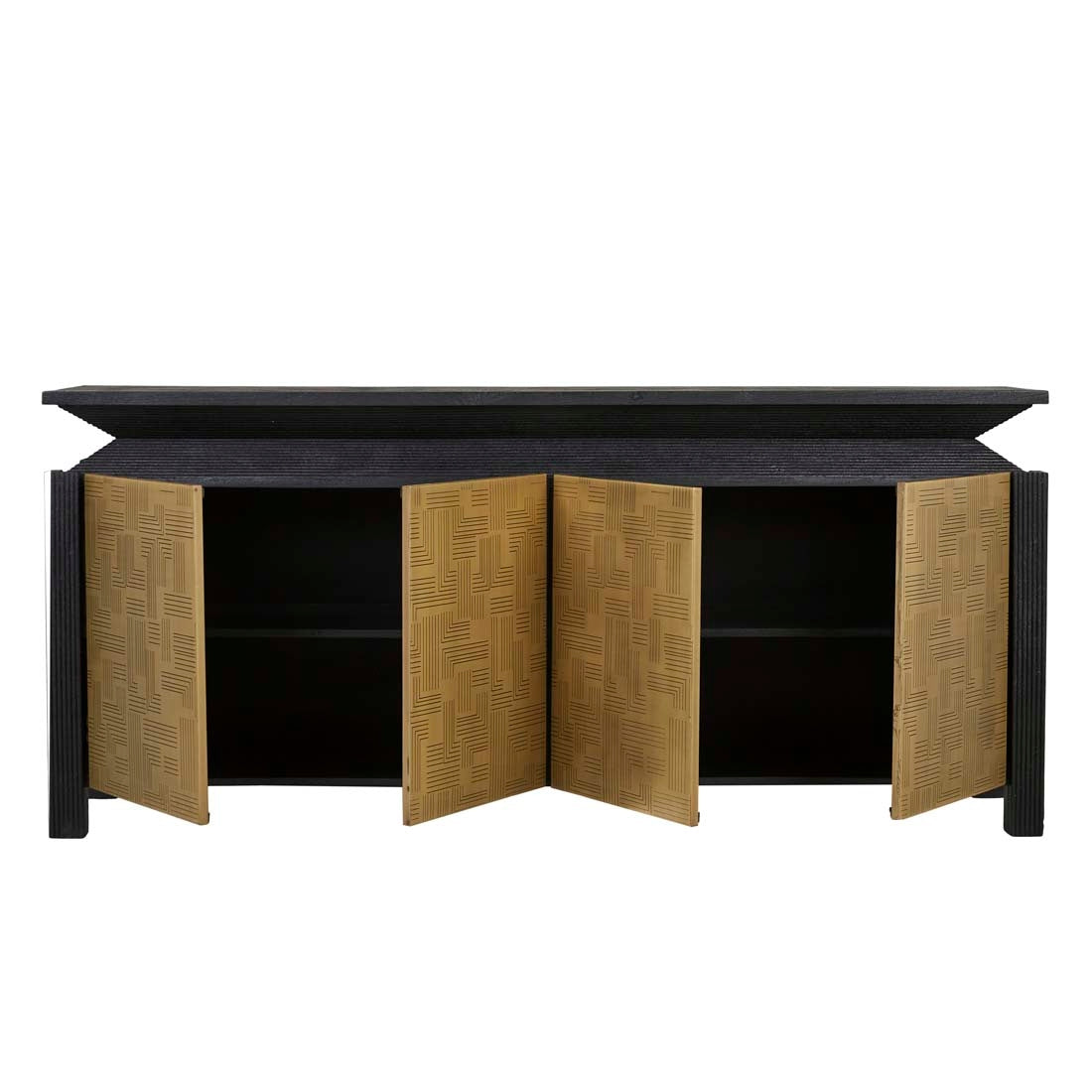 Guild Buffet - Antique Brass - Sandblasted Black