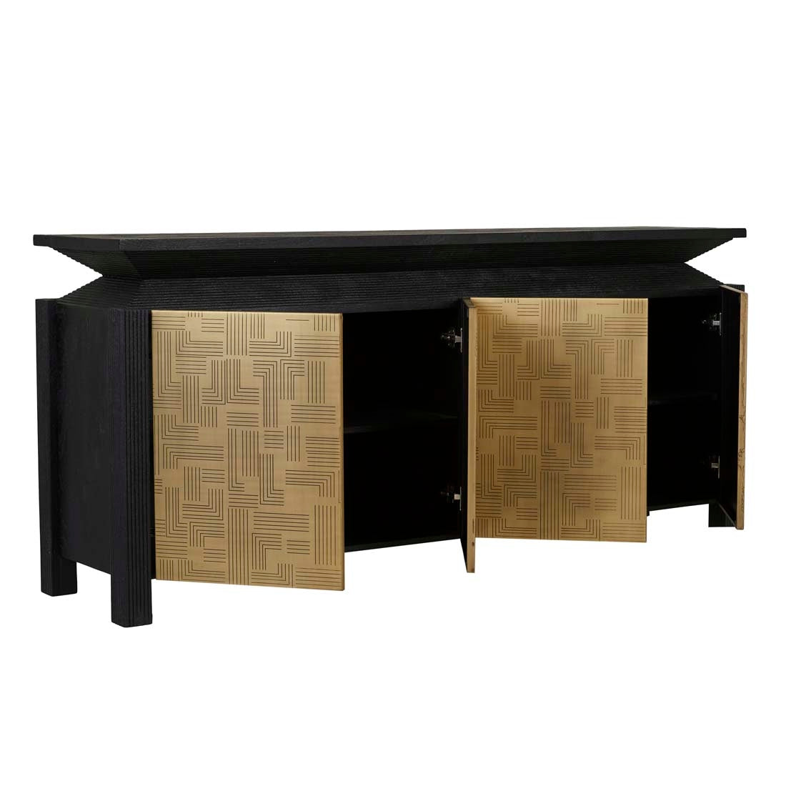 Guild Buffet - Antique Brass - Sandblasted Black