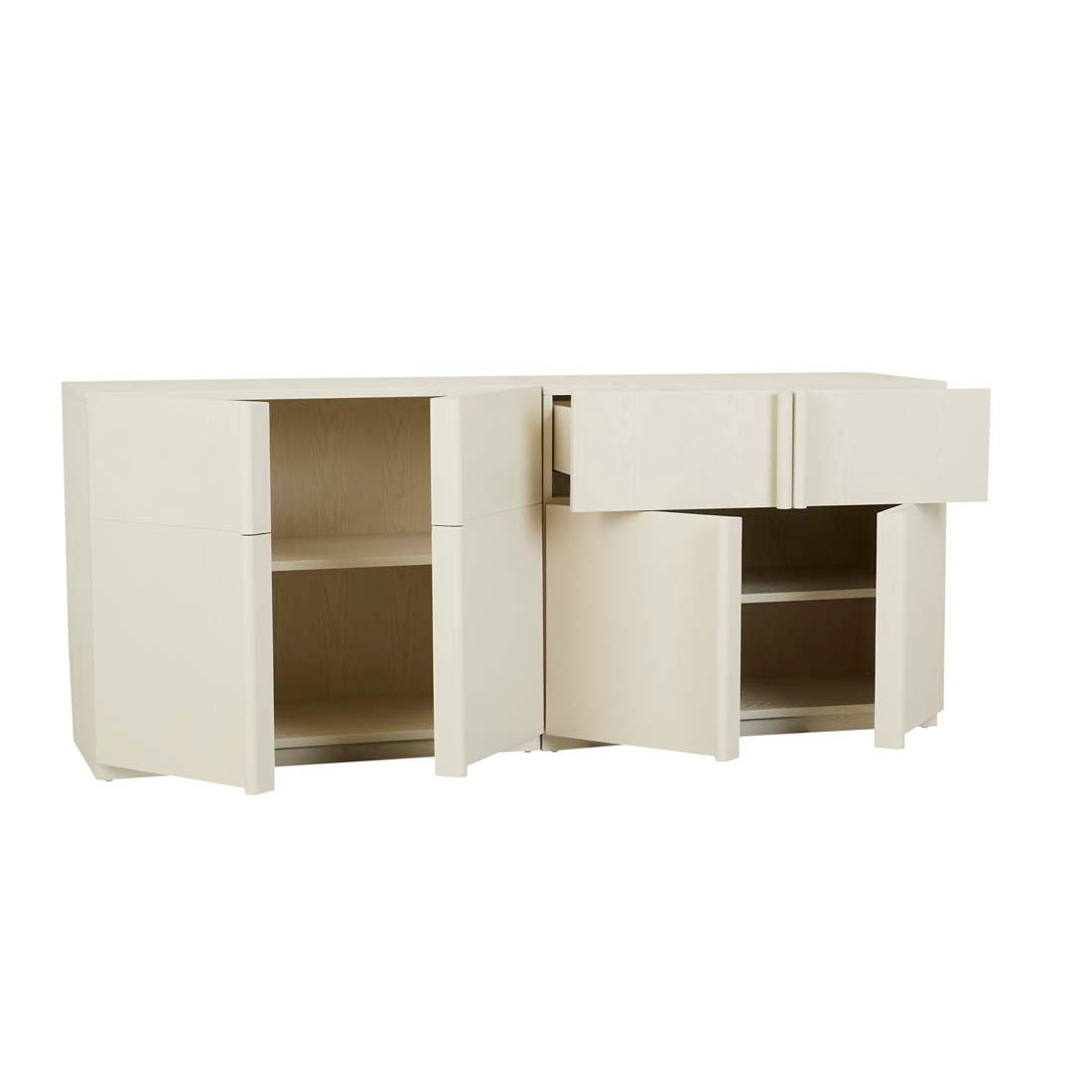 Kin 1 Drawer 2 Door Buffet - Shell