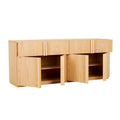 Kin 2 Drawer 4 Door Buffet - Natural Ash