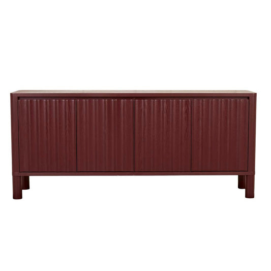 Oliver Fluted Buffet - Burgundy