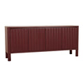 Oliver Fluted Buffet - Burgundy