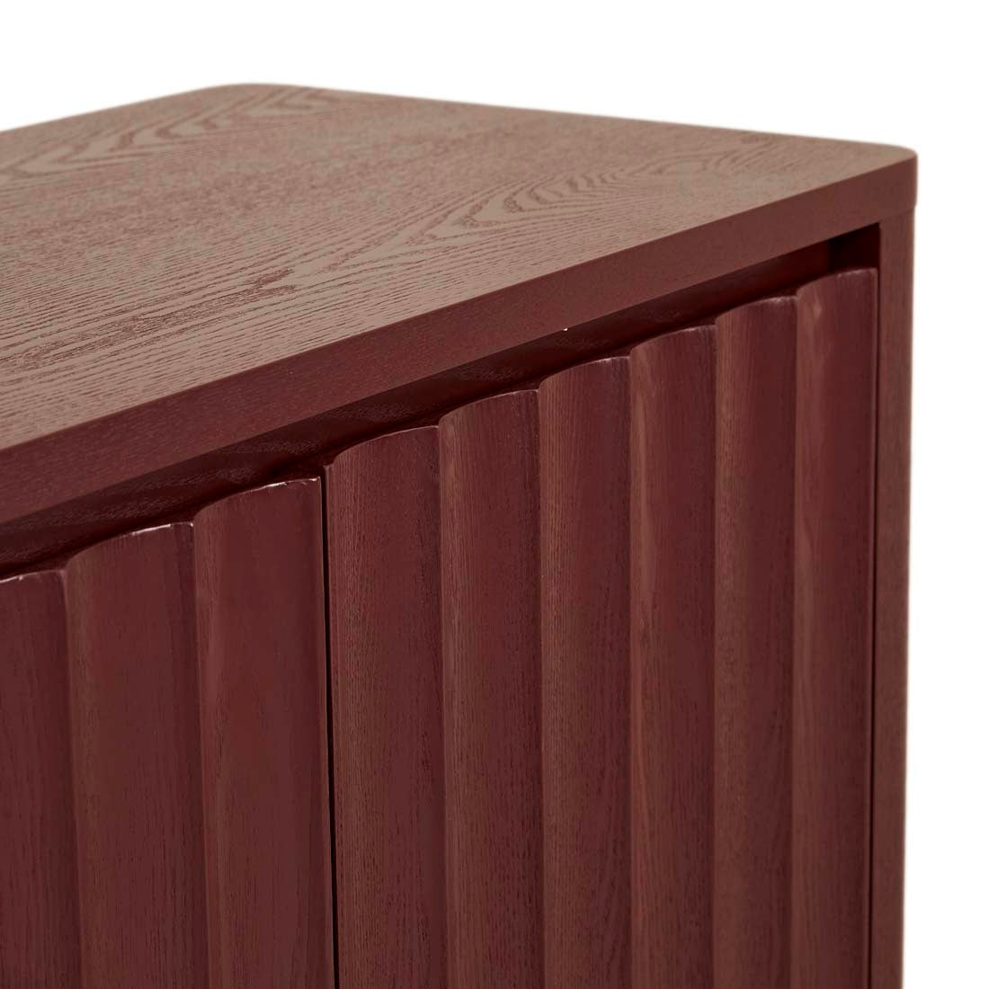 Oliver Fluted Buffet - Burgundy