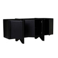 Pane Buffet - Matt Black Oak