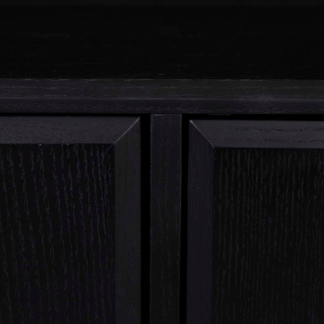 Pane Buffet - Matt Black Oak