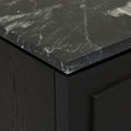 Sketch Yorke Marble Buffet - Black Onyx - Black Marble