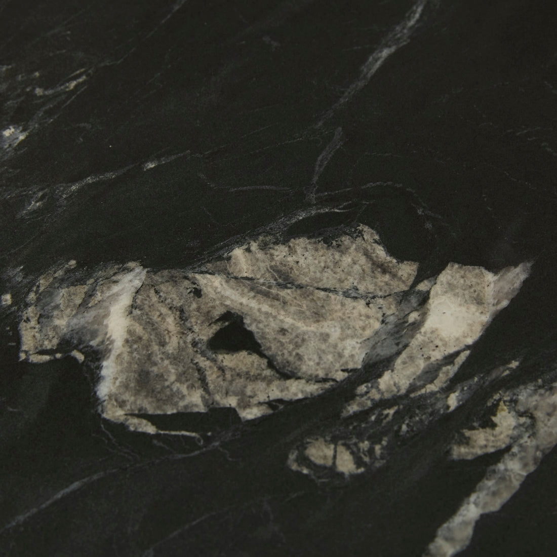 Sketch Yorke Marble Buffet - Black Onyx - Black Marble