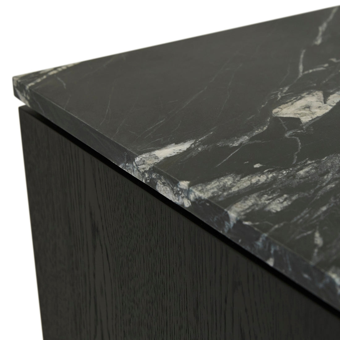 Sketch Yorke Marble Buffet - Black Onyx - Black Marble