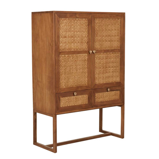 Hazel Storage Unit - Golden Teak