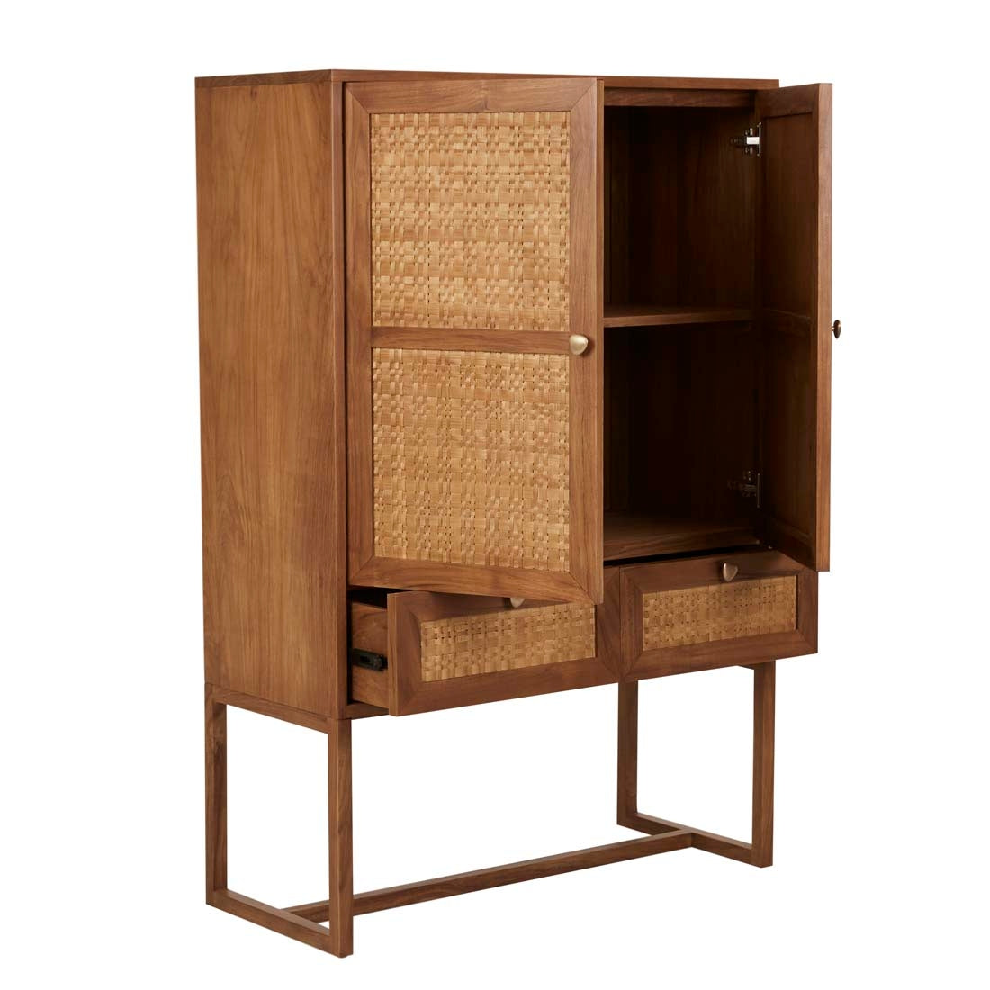 Hazel Storage Unit - Golden Teak