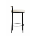 Set of 2 - Karimi 65cm Bar Stool - Clay Grey