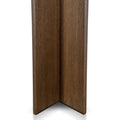 Roshan 1.3m Pill Shape Console Table - Caramel Oak