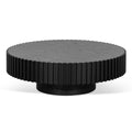 Alfaro Oak Round Coffee Table - Black