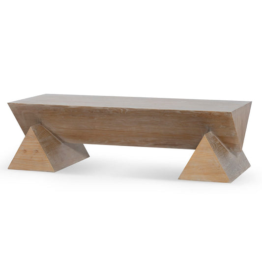 Davila 1.52m Elm Coffee Table - Natural