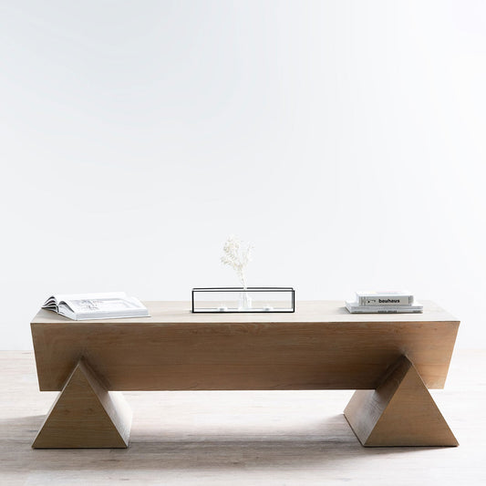 Davila 1.52m Elm Coffee Table - Natural