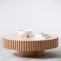 Alfaro Oak Round Coffee Table - Natural