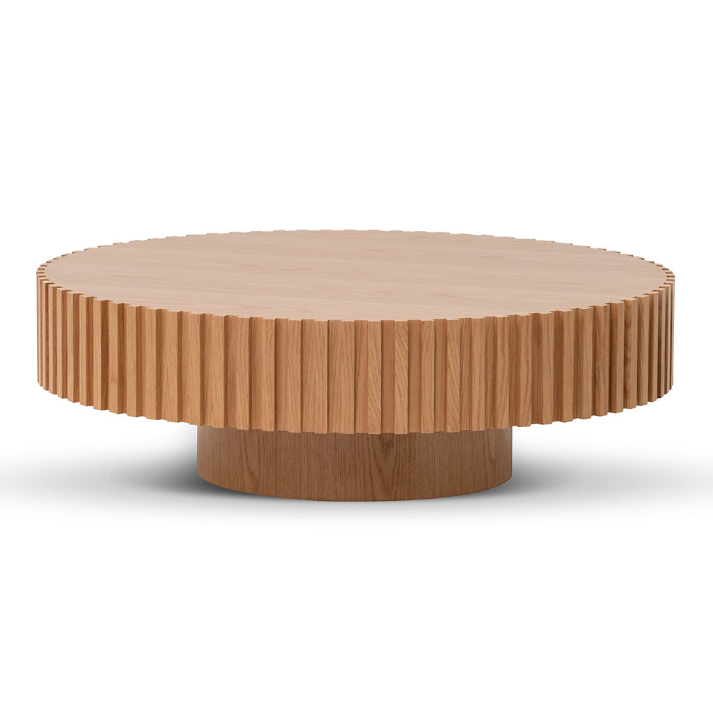 Alfaro Oak Round Coffee Table - Natural