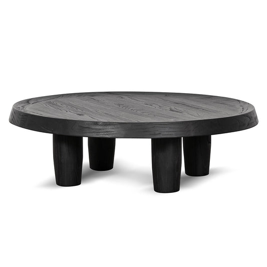 Auston 100cm Round Coffee Table - Black