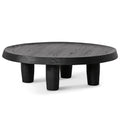 Auston 100cm Round Coffee Table - Black