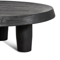 Auston 100cm Round Coffee Table - Black