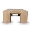 Mirka 1.3m Elm Coffee Table - Natural