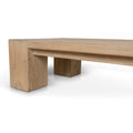 Mirka 1.3m Elm Coffee Table - Natural